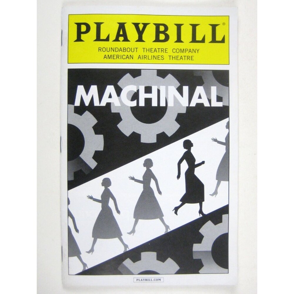 Machinal Playbill February 2014 Michael Cumpsty Morgan Spector Sophie Treadwell